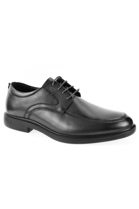 Pantofi eleganti, barbati, MELS, 7D1213 negru, piele naturala - 64587, Negru