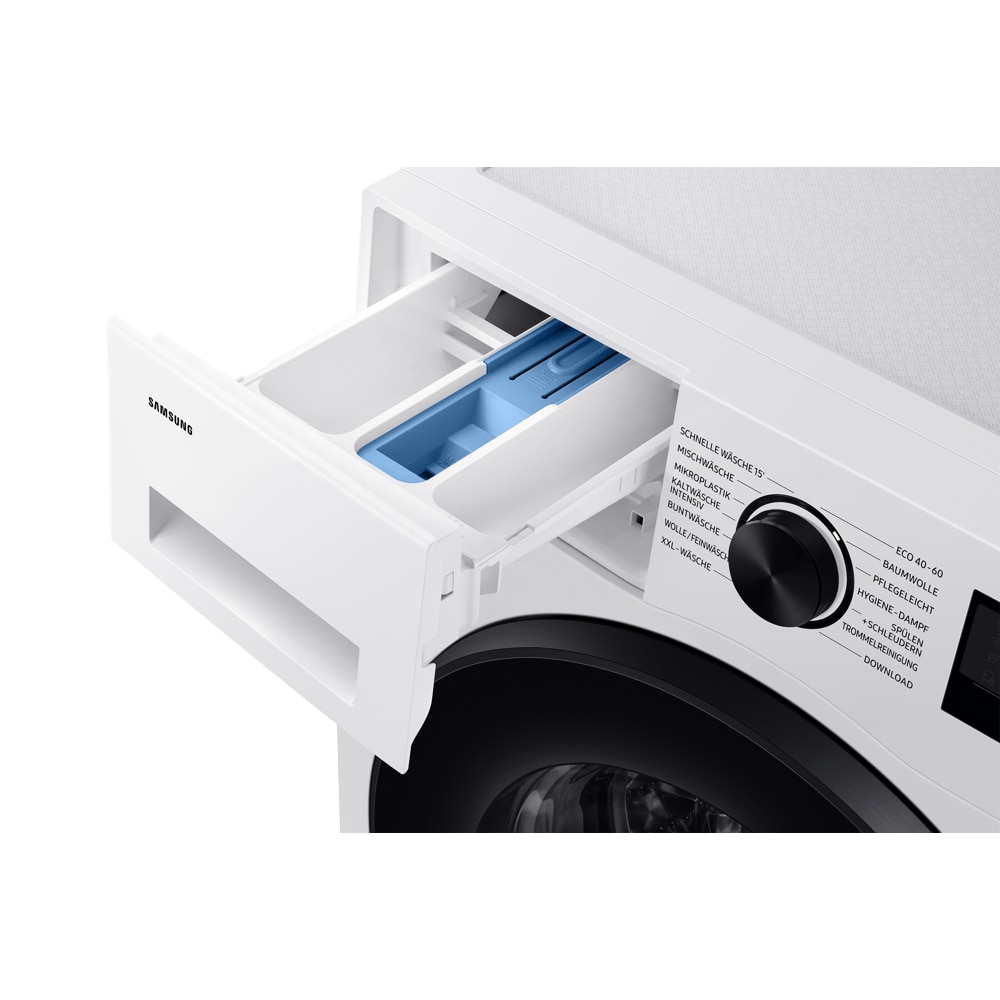 Masina de spalat rufe frontala Samsung WW8TCGC04AEX, 8 kg, clasa A, 1400 rpm, alb