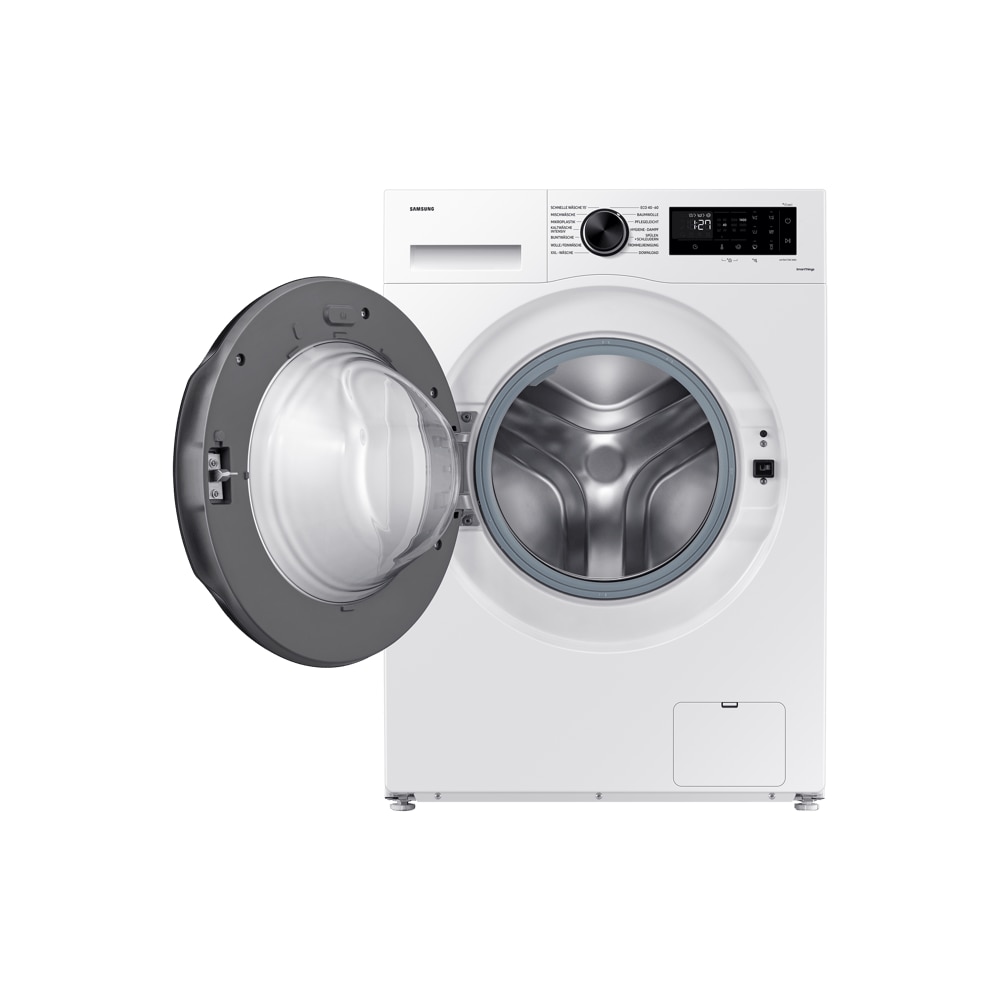 Masina de spalat rufe frontala Samsung WW8TCGC04AEX, 8 kg, clasa A, 1400 rpm, alb