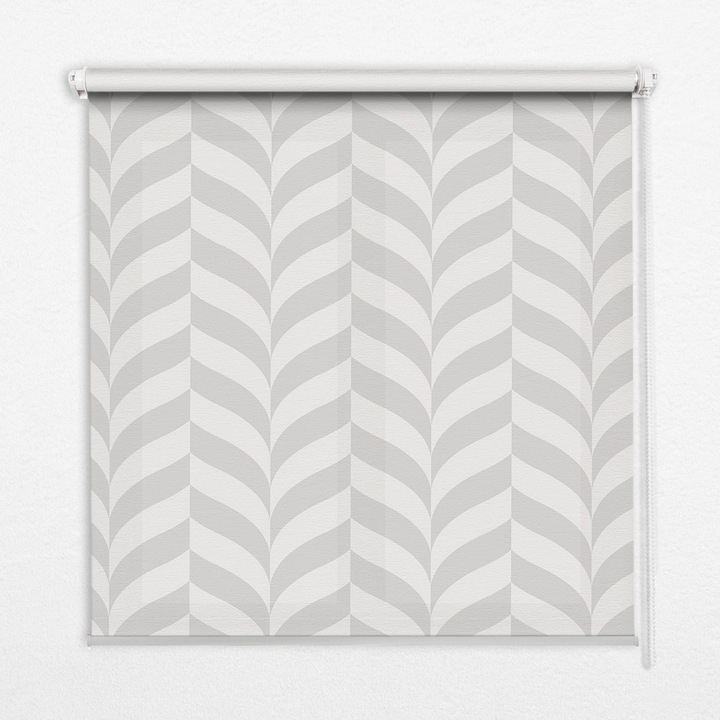 Rulou. Coloray. Black-out. Heringbone. Gri. 140 cm x 180 cm. 00007817