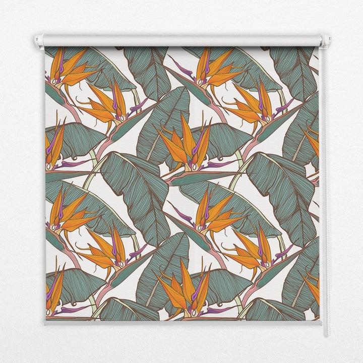 Rulou. Coloray. Black-out. Frunze. Verde. 140 cm x 180 cm. 00011851