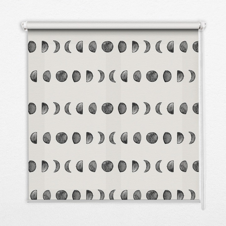 Rulou. Coloray. Black-out. Fazele lunii. Negru. 140 cm x 180 cm. 00014731