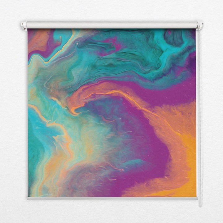 Rulou. Coloray. Black-out. Vopsea Blur. Albastru. 140 cm x 180 cm. 00030963