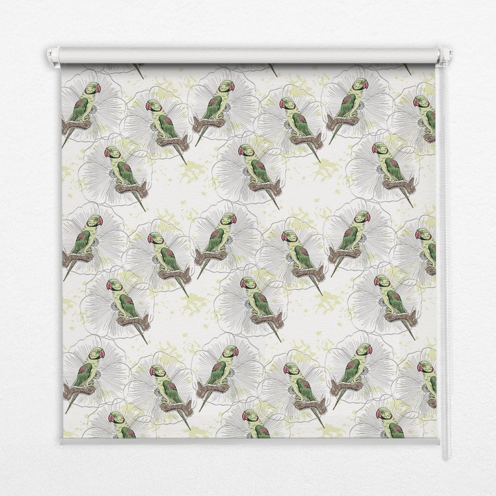 Rulou. Coloray. Papagali Pe O Rama. Verde. 70 cm x 140 cm. 00030856
