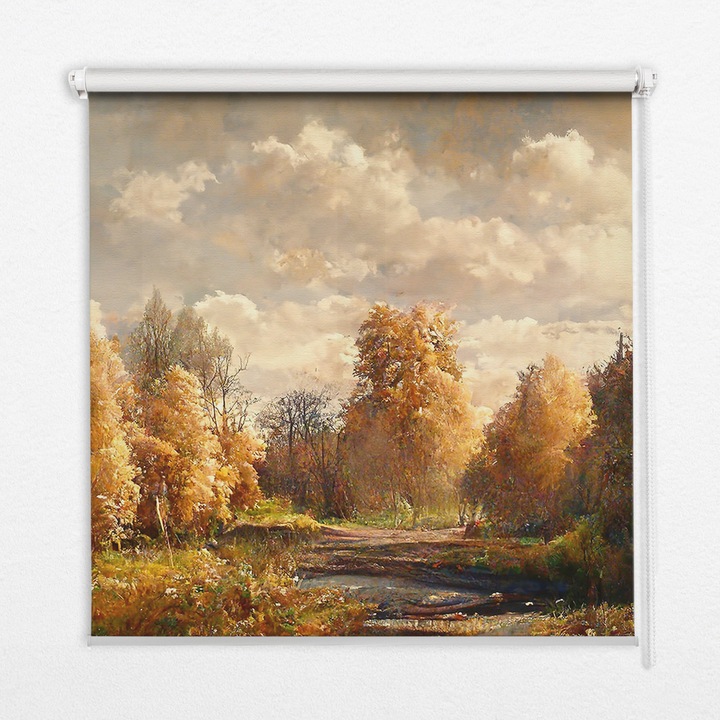 Rulou. Coloray. Black-out. Comun. Portocaliu. 140 cm x 180 cm. 00077845