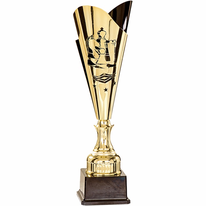 Cupa Trofeu Sah Metal, Plastic, 44 cm