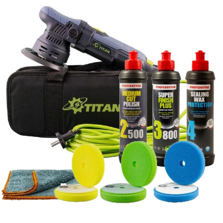 Set masina polish excentric TDA09, polish Menzerna, TDA09-M234B