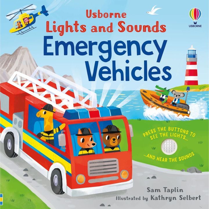 Carte pentru copii - Lights and Sounds Emergency Vehicles