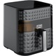 Friteuza cu aer cald Star-Light DAFV-1800Z7B, 1800 W, 7 l, 7 Programe presetate, temperatura ajustabila, vas detasabil, gratar antiaderent detasabil, Negru
