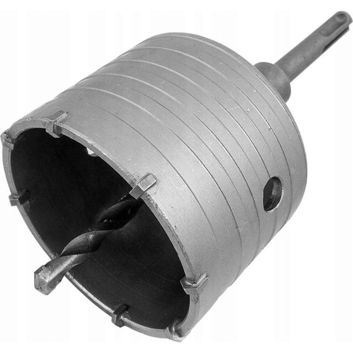 Freza carota vidia beton 80 mm cu burghiu si prelungitor SDS+ (V05095)