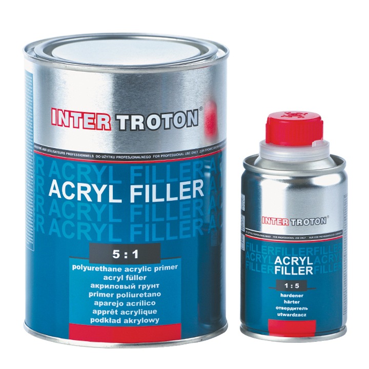 Filler acrilic Hs cu intaritor 5:1 Gri 0.96l