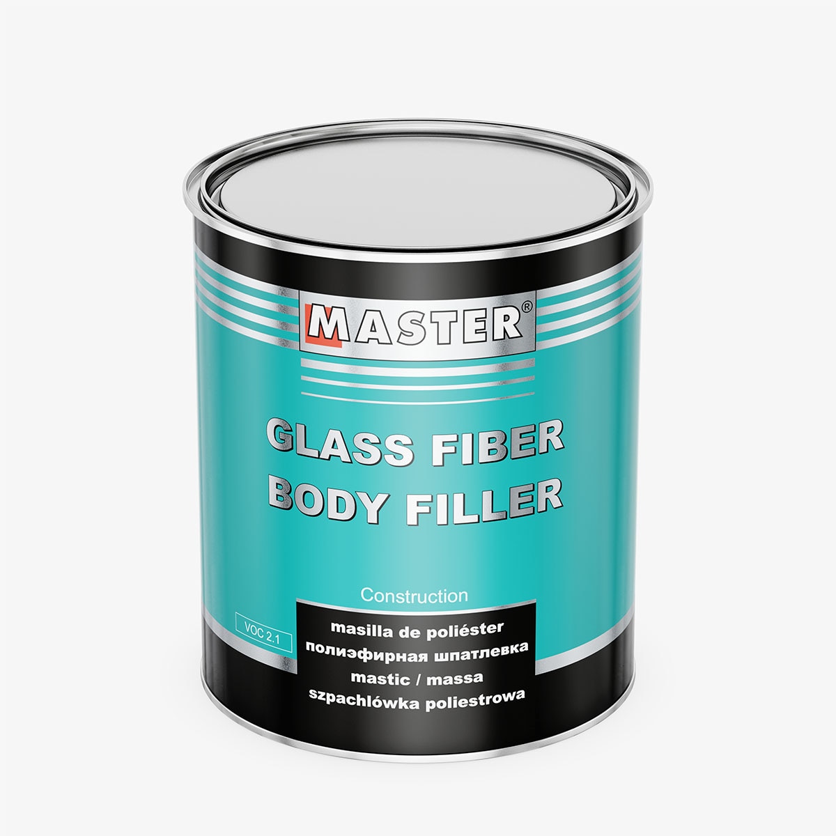 Шпакловка със зелен фибран 3 L - 5,4 кг Master - eMAG.bg