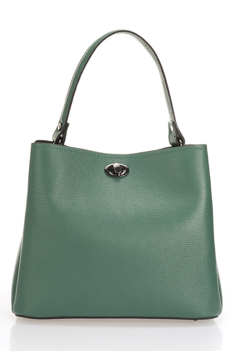 Massimo Castelli, Bőr válltáska levehető pántokkal, Zöld