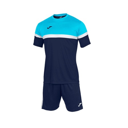 Set Sportif Joma Danubio Homme - T-shirt Et Short Bleu Marine/Royal, 100% Polyester, Taille S