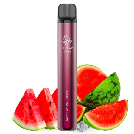 elf bar v2 watermelon Watermelon Elfbar 600 V2 Disposable Vape