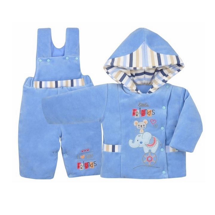 Зимен комплект от 2 части за момче Koala Circus 04-510A, Син, Син