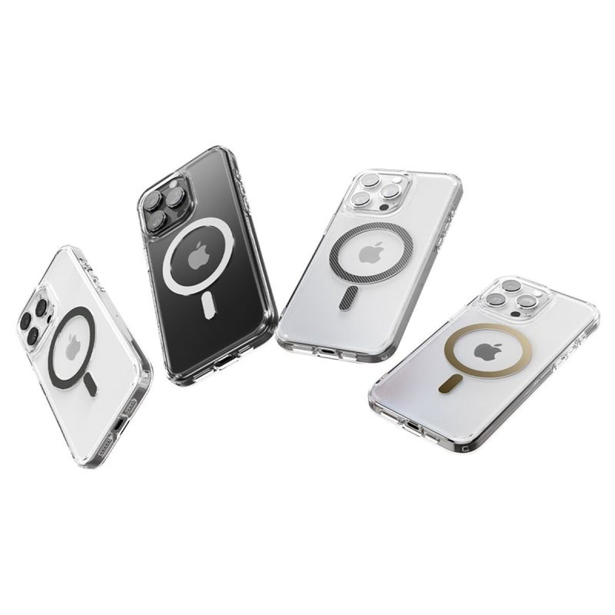 Husa pentru iPhone 15 Pro - Spigen Ultra Hybrid MagSafe - Frost Clear