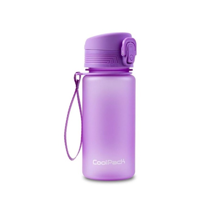 Бутилка за вода CoolPack, Brisk Powder purple, 400 ml, Лилав