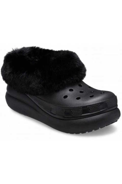 Saboti Femei, Crocs, Furever Crush Clog, Negru, Negru, 39-40