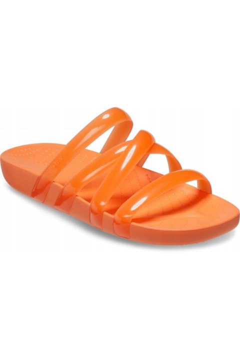 Дамско сабо, Crocs, Splash Glossy Sandal, Оранжев, Оранжев, 36-37