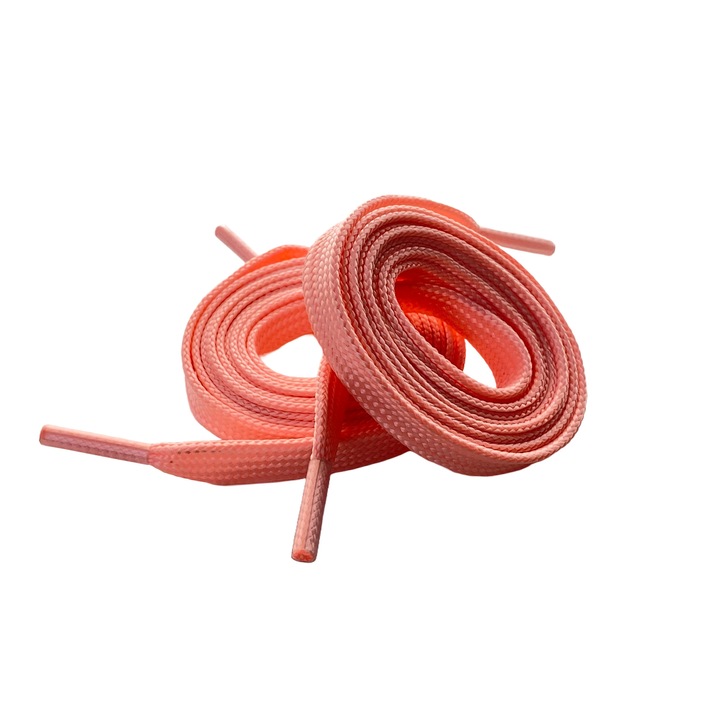 Set 2 Sireturi Fluorescente, plate, 100 cm, roz