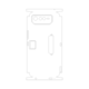 iSkinz Folie за Asus ROG Phone 6D Ultimate - Матирано черно, 360 разрез, залепваща кожа на цялото тяло, защита на задния и страничния капак