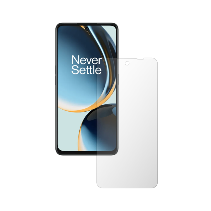 Комплект от 2X iSkinz протектор за екран за OnePlus Nord CE 3 Lite - Full Cut, Invisible Skinz HD, ултра-прозрачен силикон с пълно покритие, лепило и гъвкав