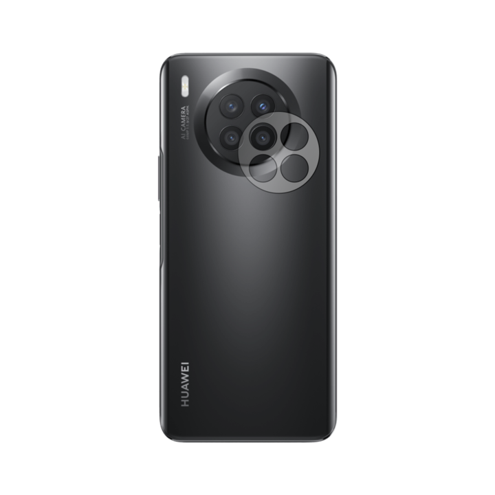 Комплект от 4X защитно фолио за камера iSkinz за Huawei Nova 8i - Invisible Skinz HD, ултра-прозрачен силикон с пълно покритие, залепващ и гъвкав