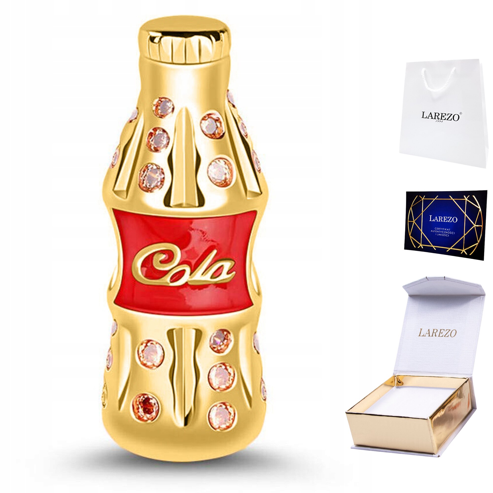 Charms Larezo De Aur 925 Bautura Coca Cola Kola EMAG ro Charms Larezo De Aur 925 Bautura Coca Cola Kola EMAG ro