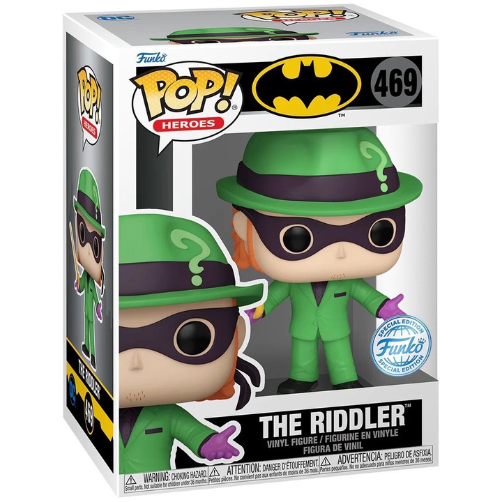 Funko POP! DC Comics, Batman, The Riddler, 9 см