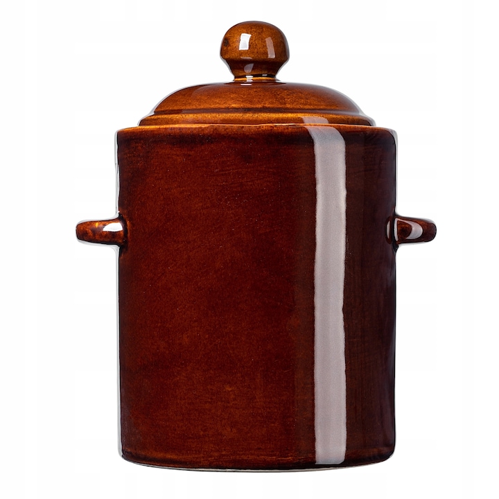 Oala ermetica cu capac, KADAX Athena, Ceramica, 2,5L