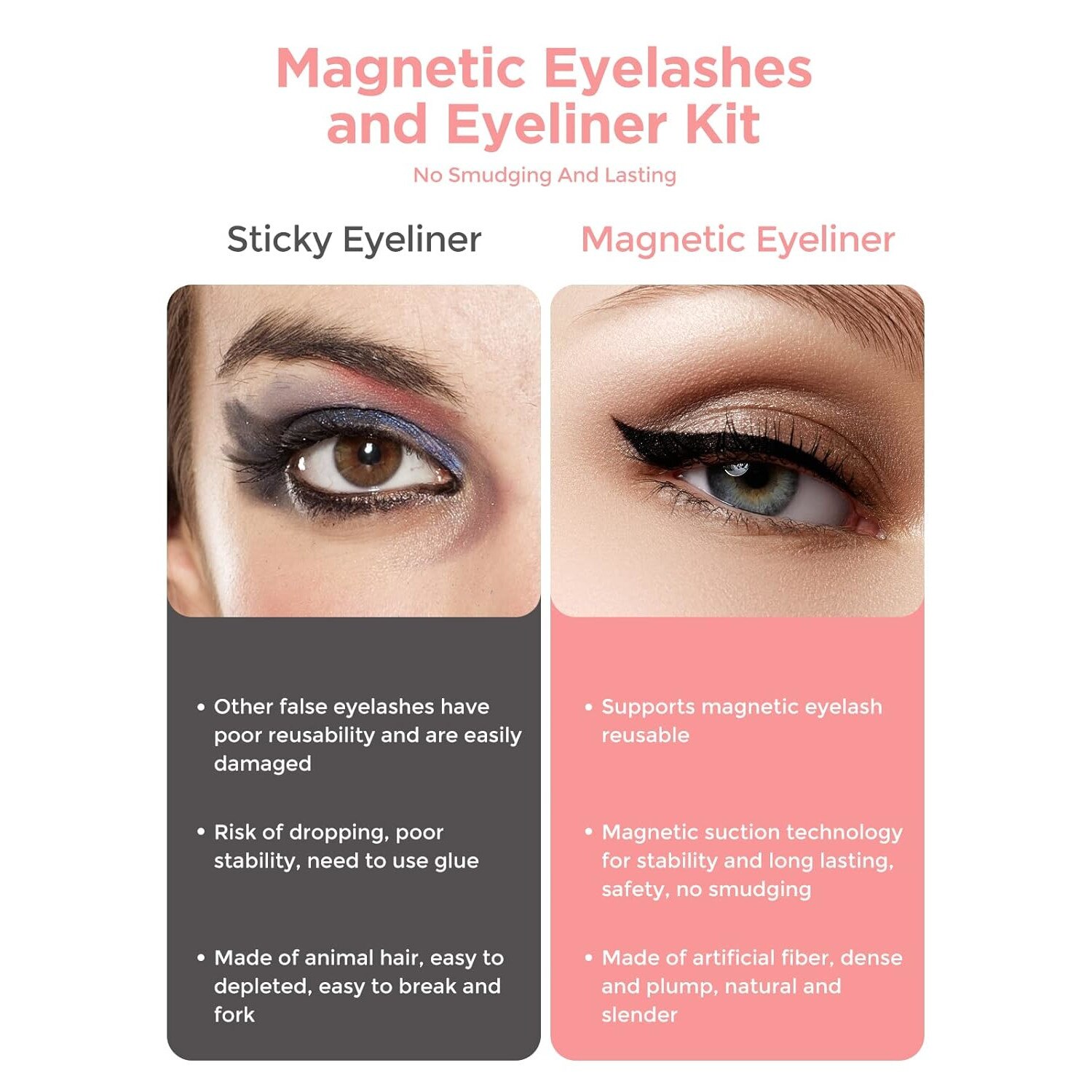 Set gene false OIMG, 6 perechi, Negru eMAG.ro