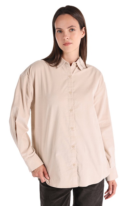 COLIN'S, Hosszú ujjú bő fazonú ing, Bézs