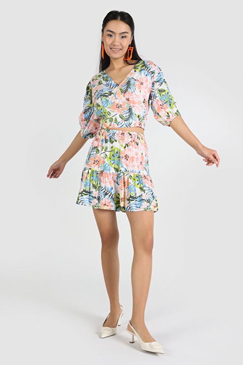 Női szoknya Tarka Mini szoknya, Többszínű