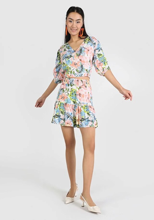 Fusta De Dama Multicolor Mini skirt, Multicolor