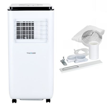 Aparat de aer conditionat portabil, Thunder, Bixo, 9000 BTU, WiFi, Clasa A, 270m³/h