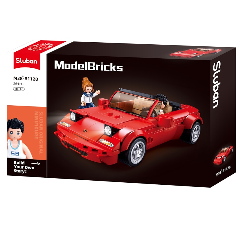 m3 フラクション Set de constructie Sluban Model Bricks, Auto Mazda X5, 277 piese