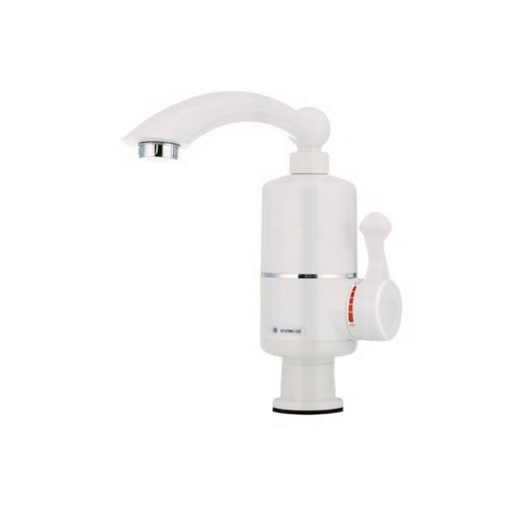 Robinet electric pentru incalzit apa Stuffix®, instalare usoara, alb