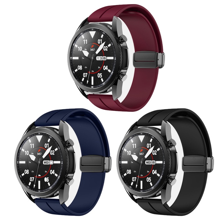 Cavo USB Magnetico Per Smartwatch - Caricatore Universale 4 Pin 7.8 Mm Con Base Magnetica - Nero