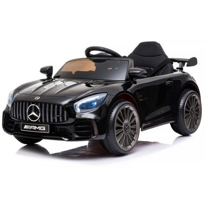 Детска електрическа кола Moni, Mercedes AMG GTR, 12V, Черен