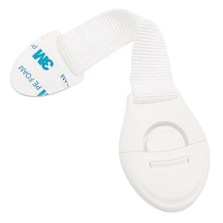 Set 10 protectii dulap, ZakupyTV, ABS, Alb