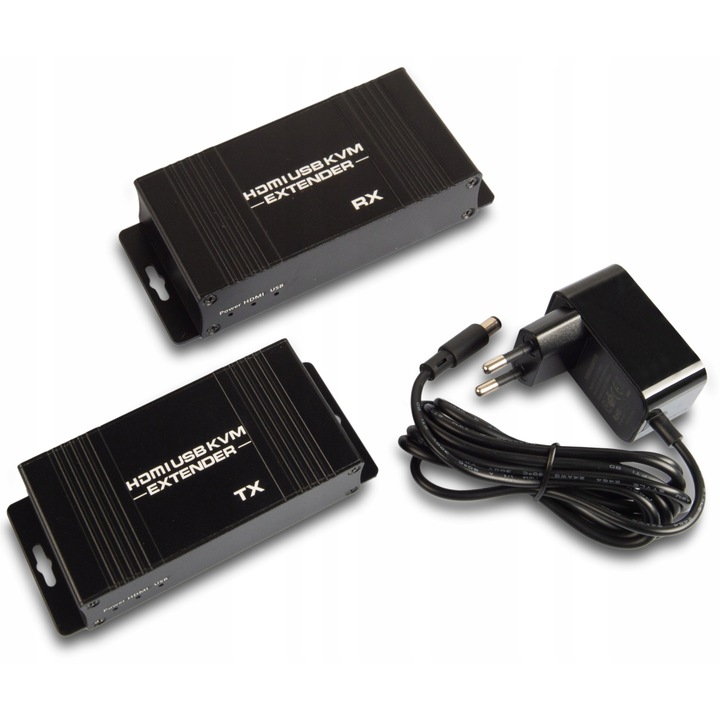 Удължител Hdmi Lan Kvm Usb Rj45 60M Ethernet Loopout