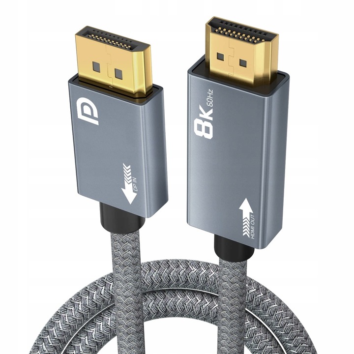 Адаптер, Pawonik, HDMI, 2 м, Сив