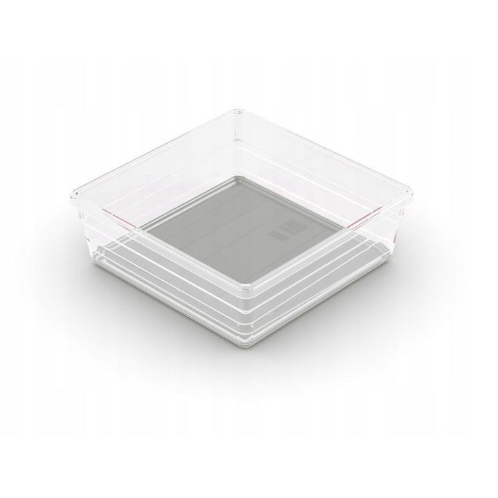Organizator sertar, Curver, Plastic, 15 x 15 cm, Transparent