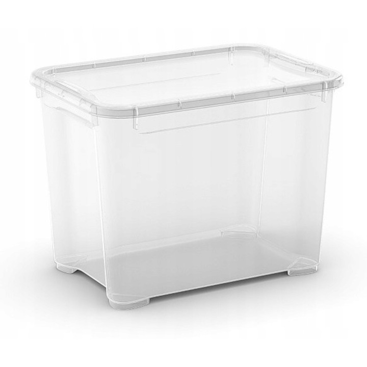 Tároló, Curver, 20L, fedéllel, átlátszó