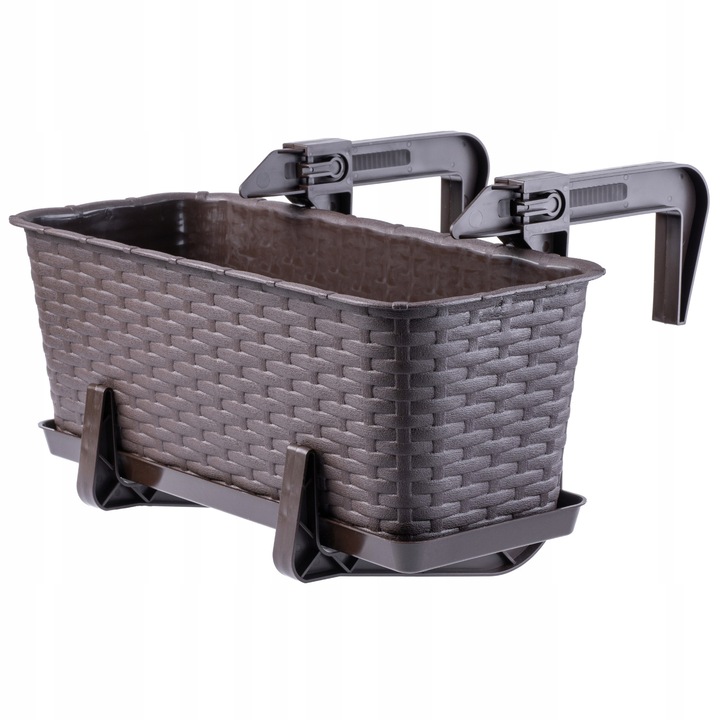 Ghiveci, Kadax, 60 cm, Suport, Maro