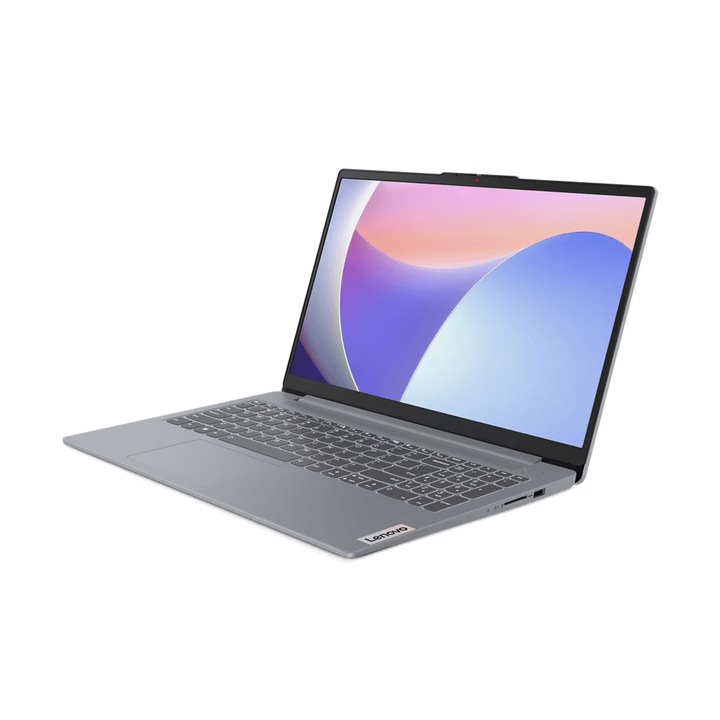 Laptop Lenovo IdeaPad Slim 3 15IRU8, 82X7006SBM, 15,6", Intel Core i3-1305U (5 magos), Intel UHD Graphics, 8 GB 4800 MHz LPDDR5, szürke