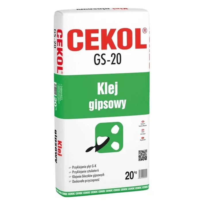 Adeziv gips-carton GS-20, Cekol, 20 kg