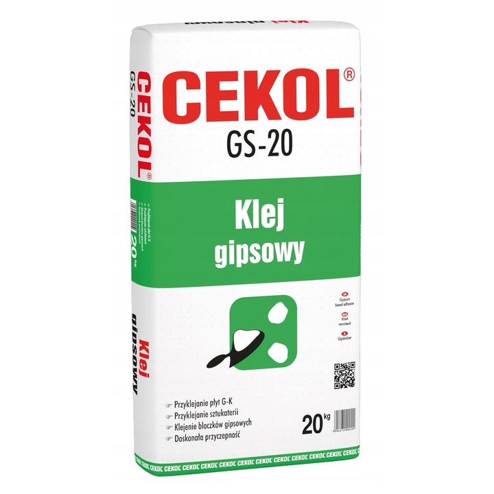 Adeziv gips-carton GS-20, Cekol, 10 kg