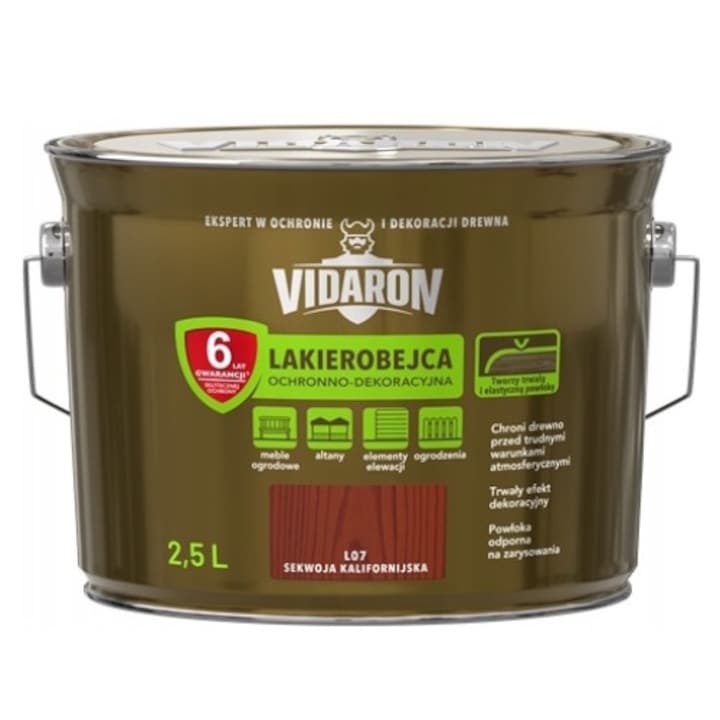 Lac decorativ, Vidaron, 2.5 L, Maro